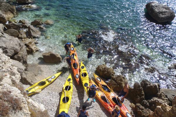kayak encadrée journée - La Ciotat