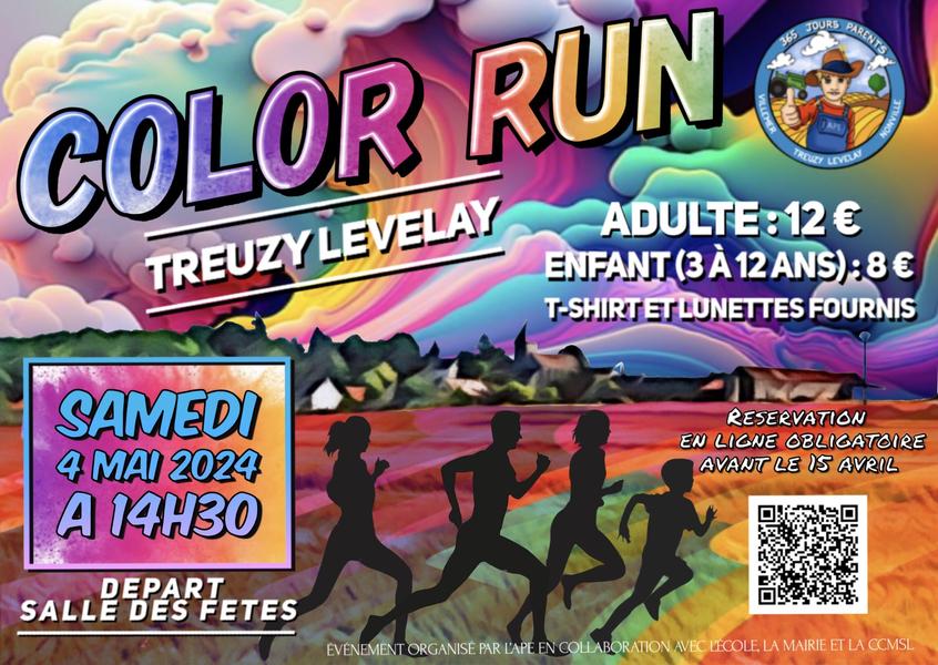Color run Treuzy-Levelay Le 4 mai 2024