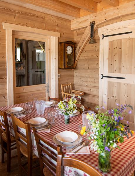 Table paysanne / casse croûte paysan  