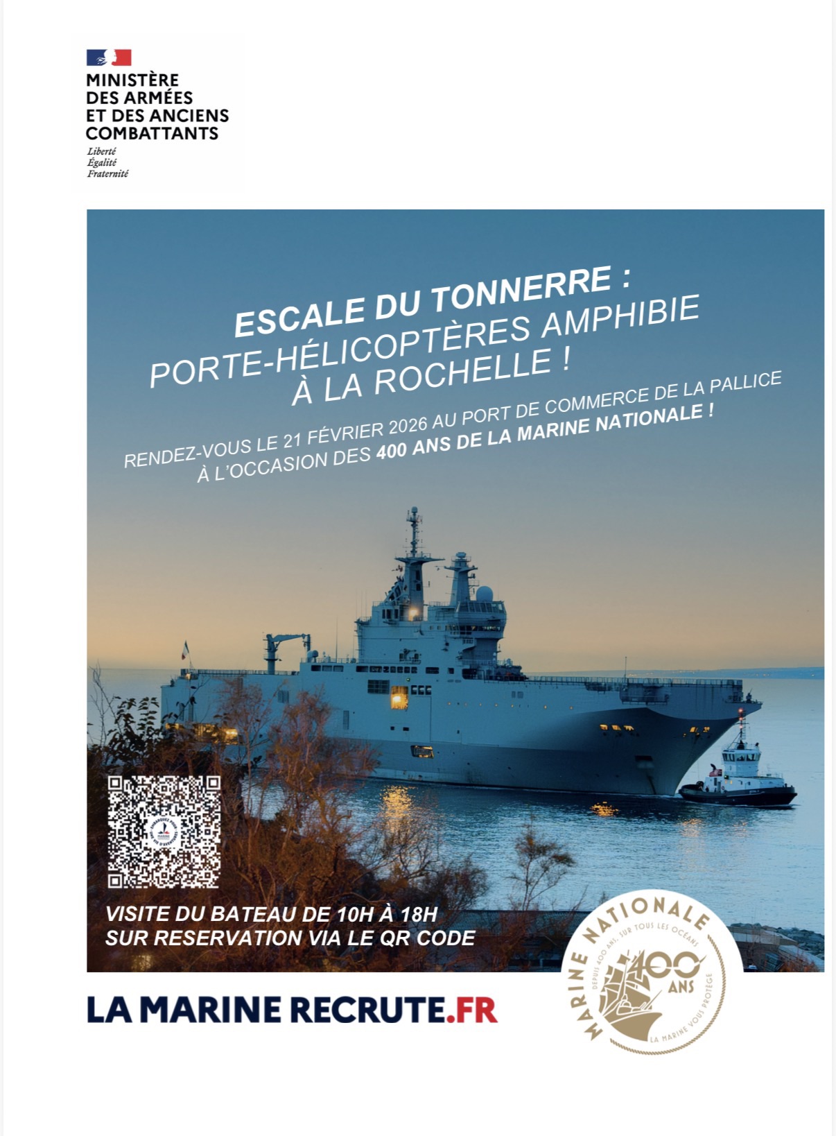 Animation - Escale du Tonnerre à La Rochelle - COMPLET