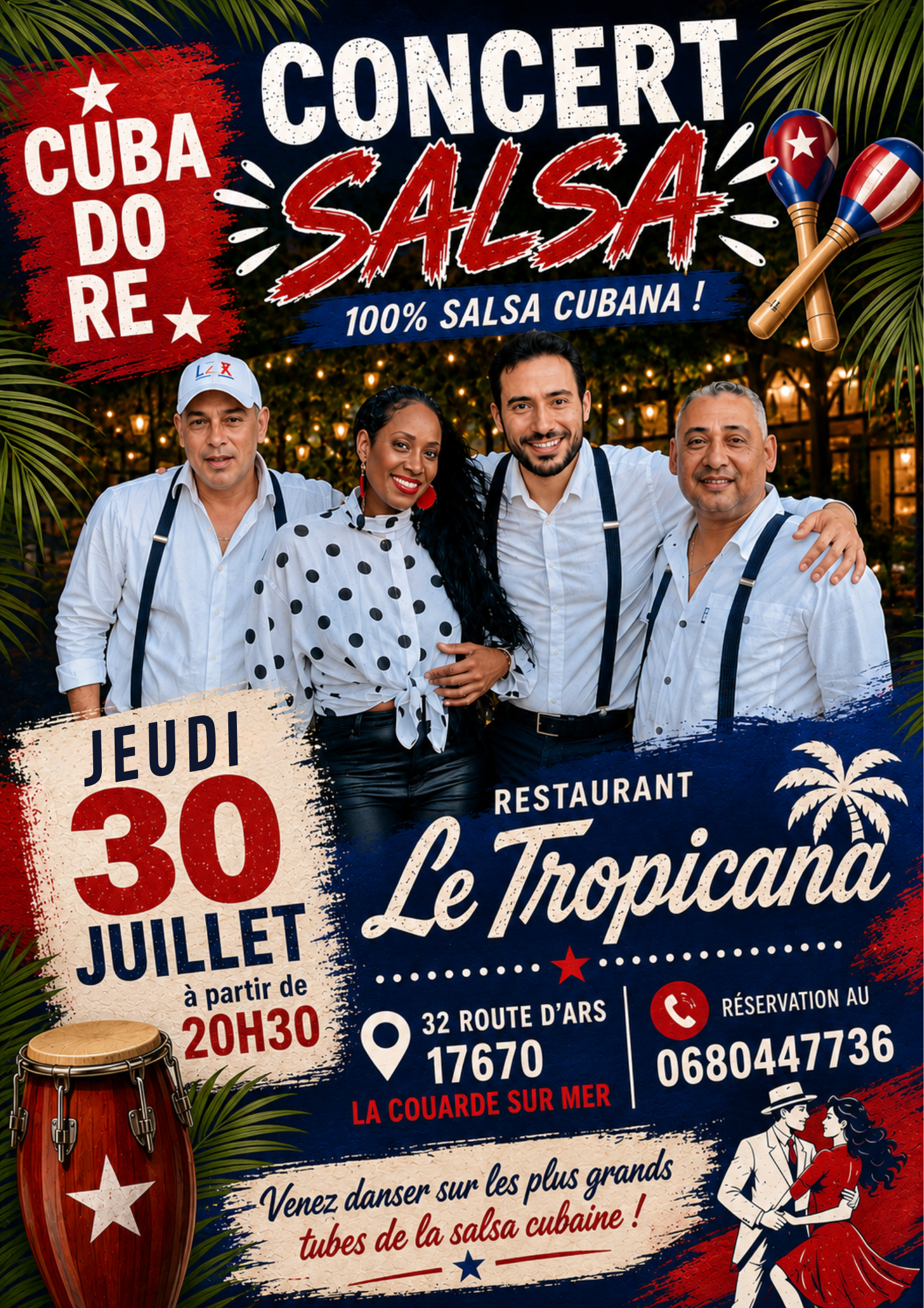 Concert de salsa au Tropicana
