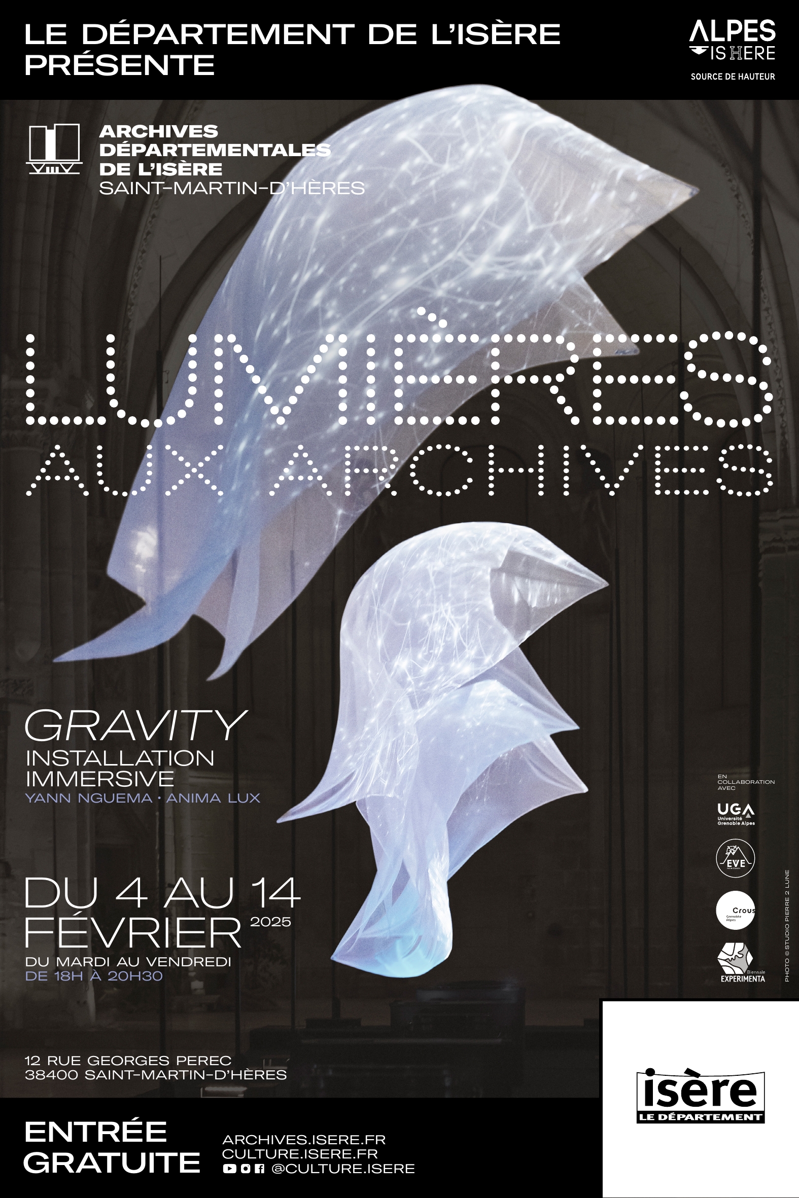 Lumières aux Archives_Saint-Martin-d'Hères