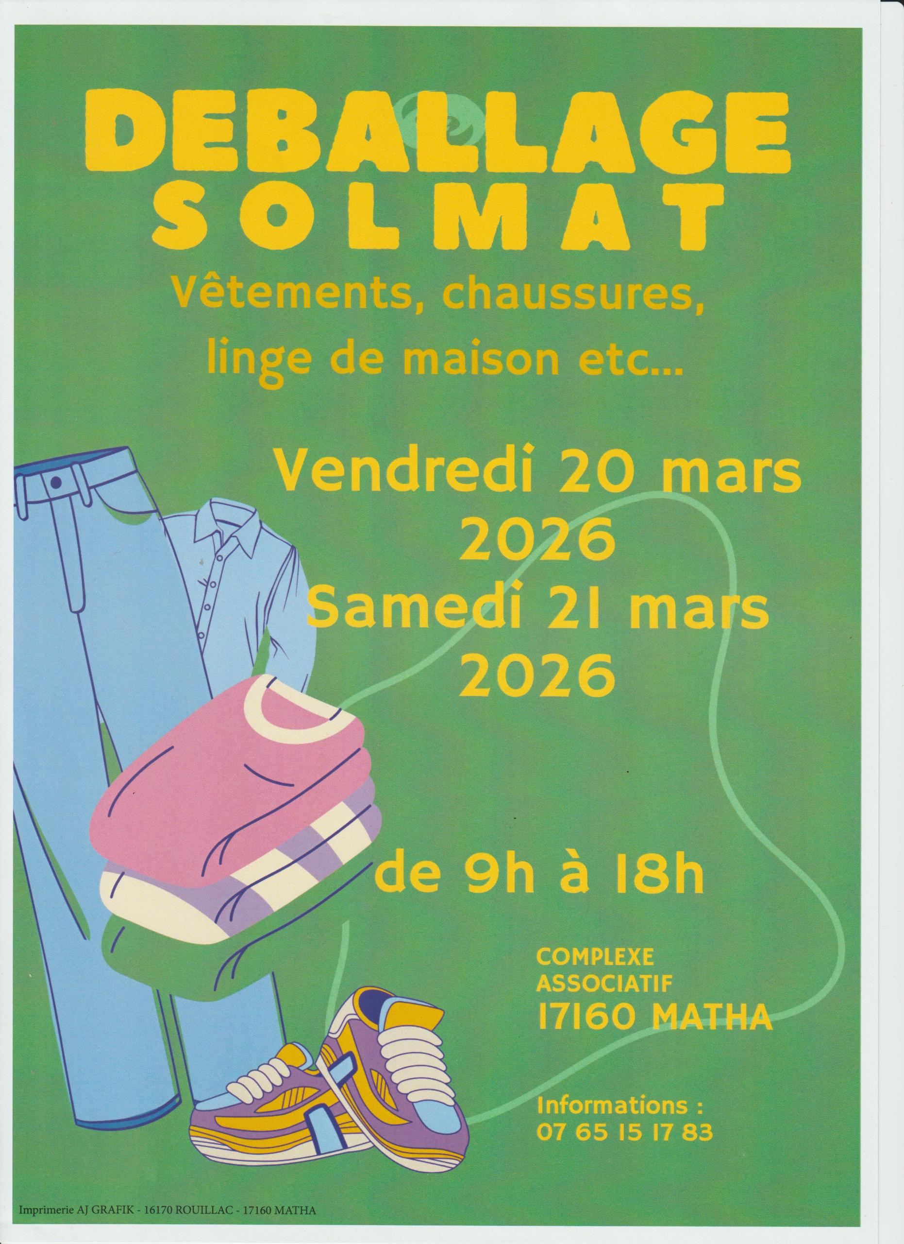 Braderie SOLMAT