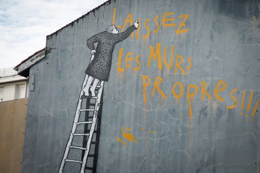 Laissez les murs propres