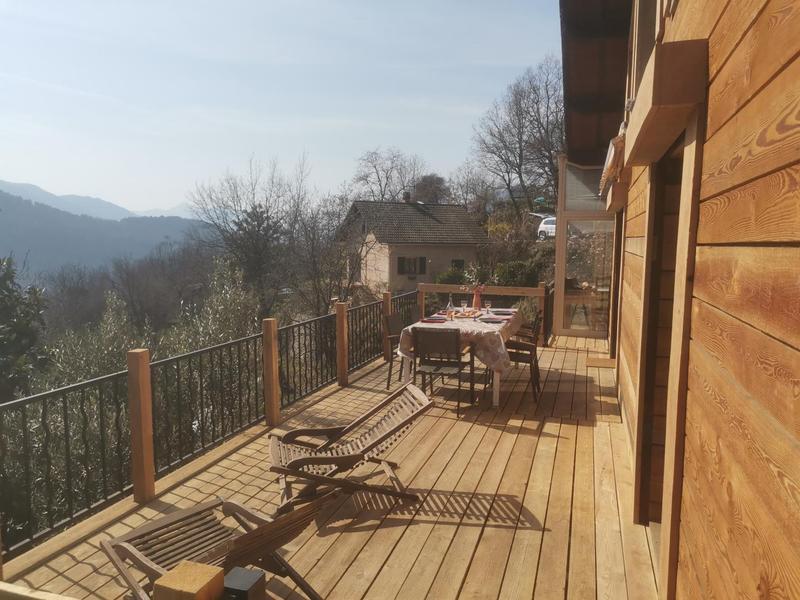 Terrasse - Les Grillons - Belvedere -Gîtes de France Alpes-Maritimes