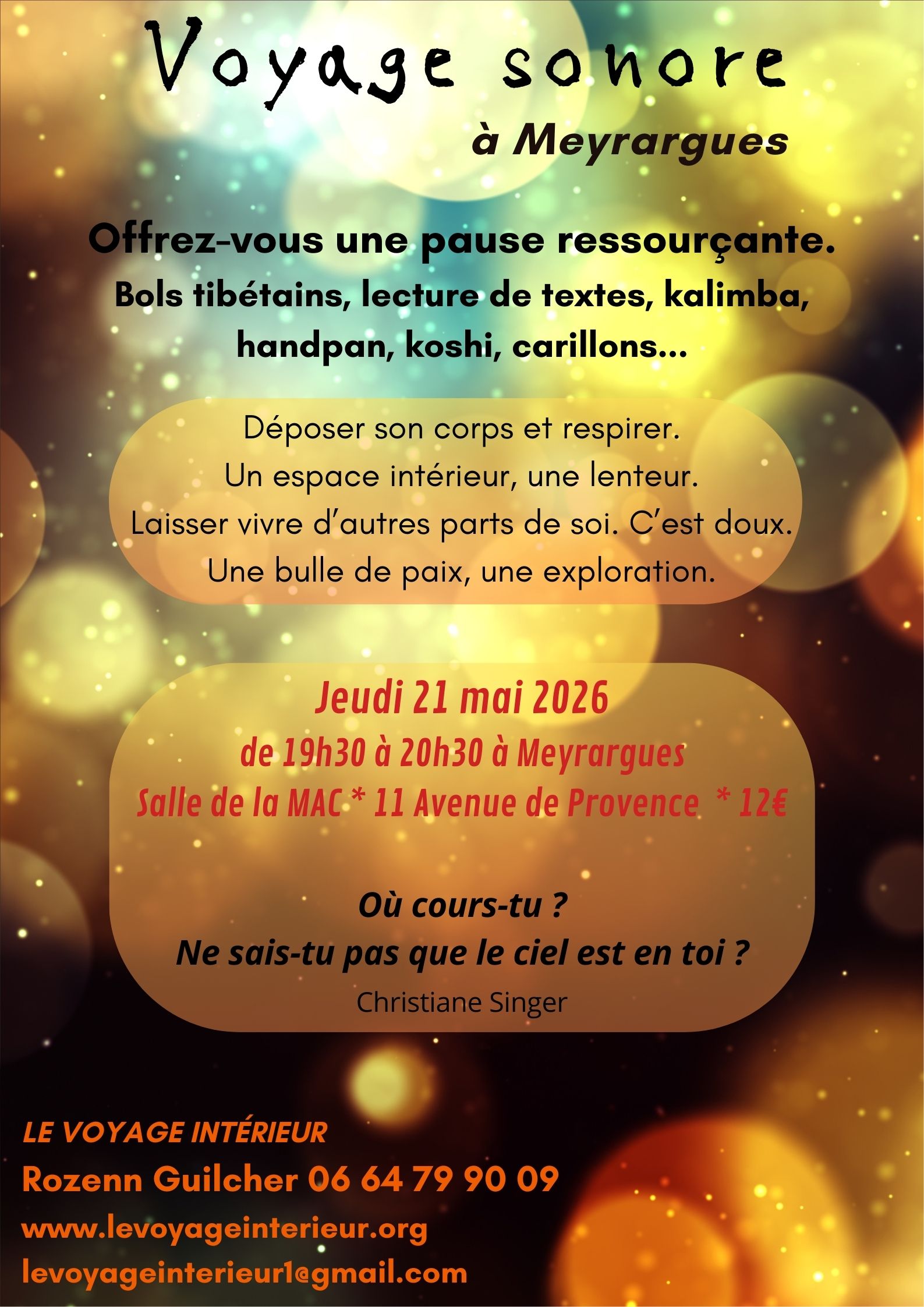 Voyage sonore à Meyrargues