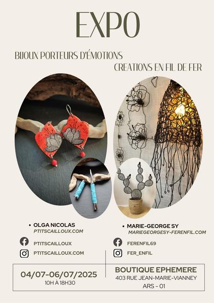 http://Exposition%20de%20bijoux%20porteurs%20d'émotions%20et%20créations%20en%20fil%20de%20fer