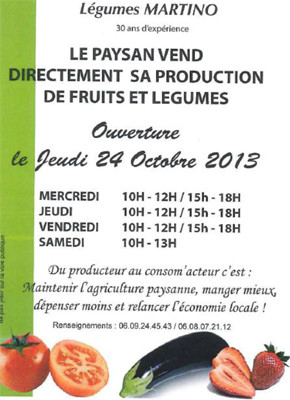 Vente à la ferme Légumes MARTINO — photo 3