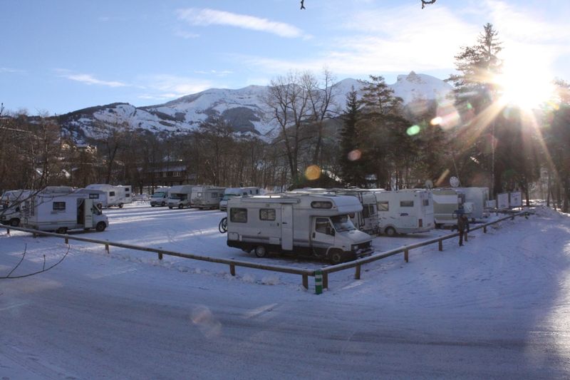 Val d'Allos - Aire pour camping-cars