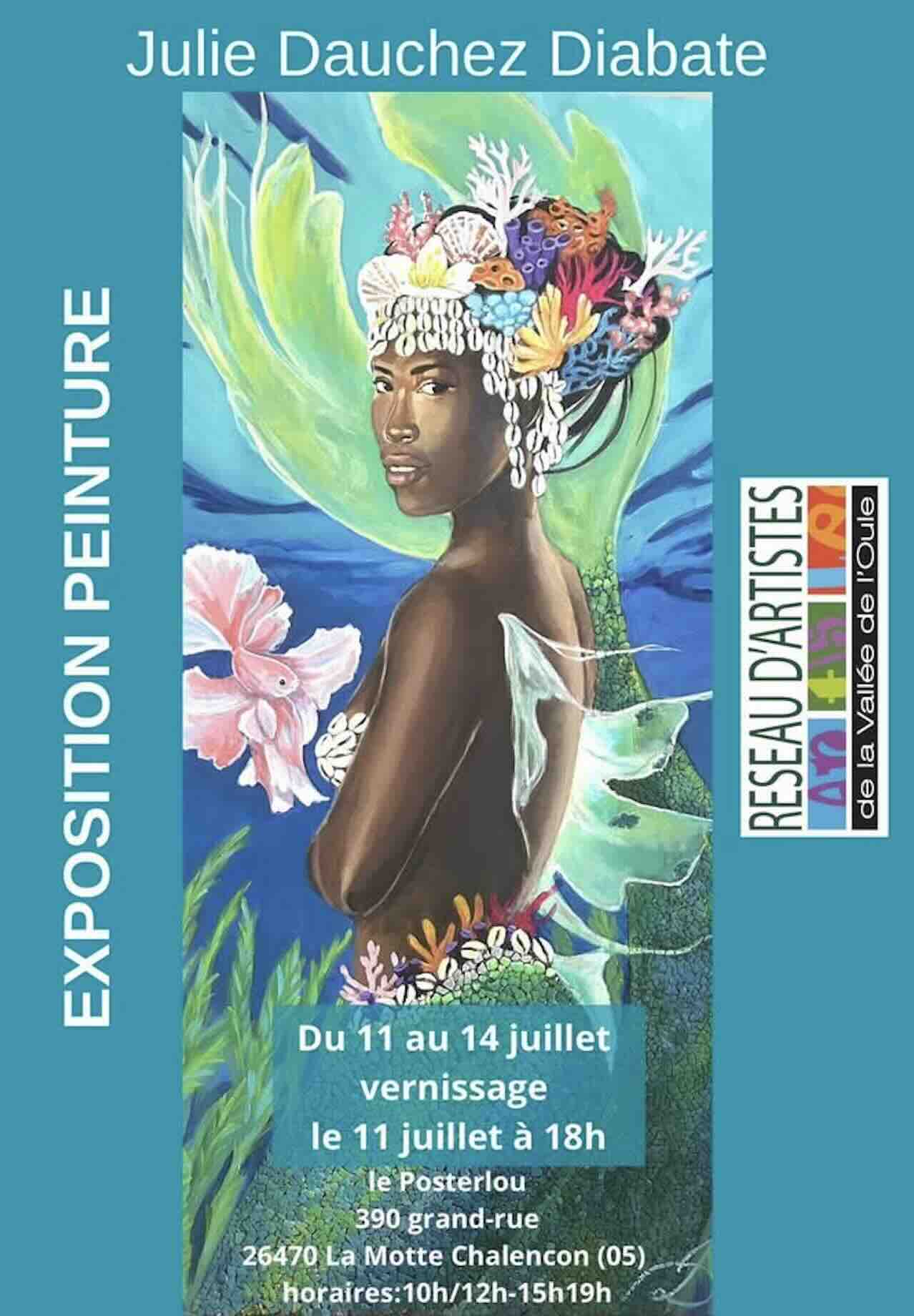 Exposition Peinture - Julie Dauchez Diabate