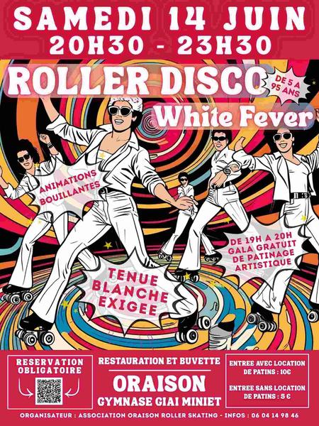 Soirée roller disco White Fever