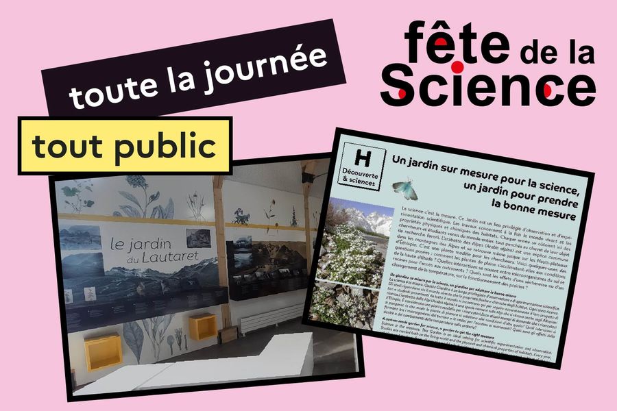 Visite du jardin et de l'espace muséographique - © Jardin du lautaret Fête de la Science - Jardin du Lautaret - © Jardin du lautaret