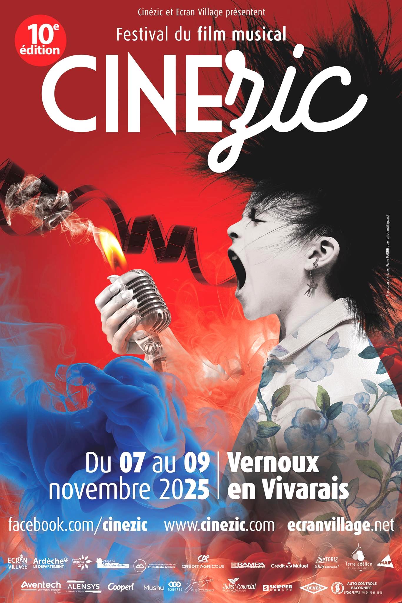 Affiche de la 10ème édition du festival 