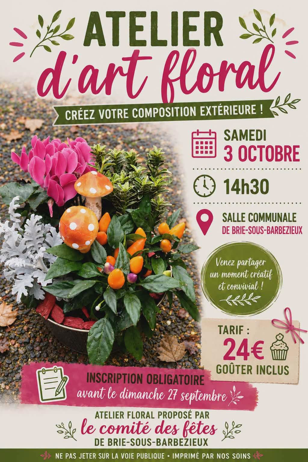 Atelier d'art floral