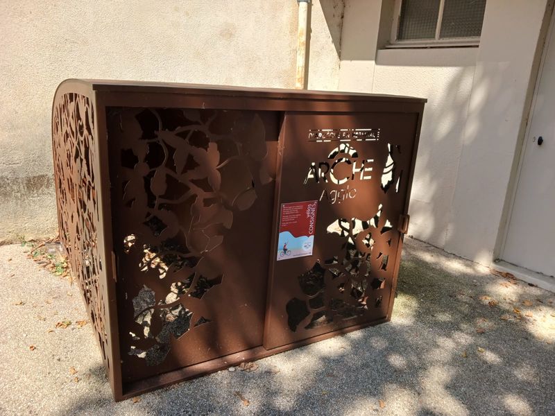 Abri vélo sécurisé