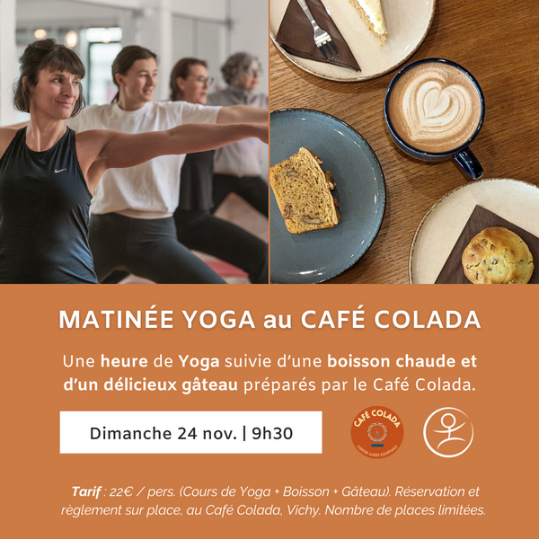 Matinée bien-être Yoga au Café Colada