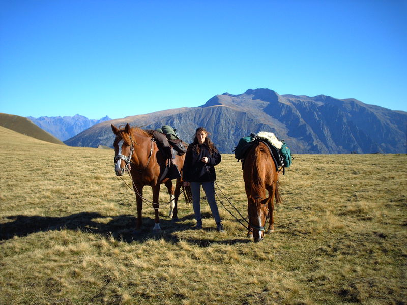 Traversée du Col du Parché à cheval