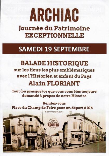 Balade et histoire d'Archiac