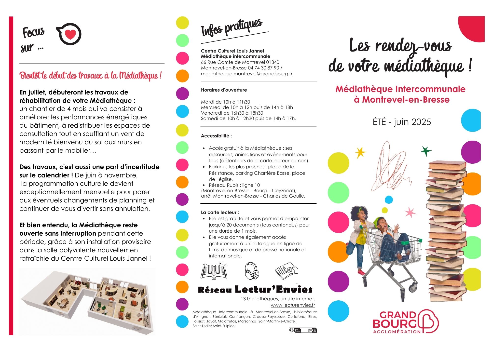 les rendez-vous de votre médiathèque : juin 2025