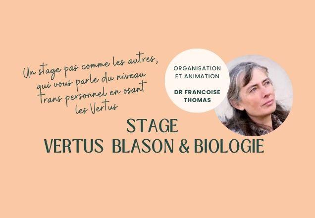 Stage « Vertus, Blason et Biologie »