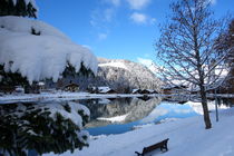Lac de Vonnes - Châtel sous la neige