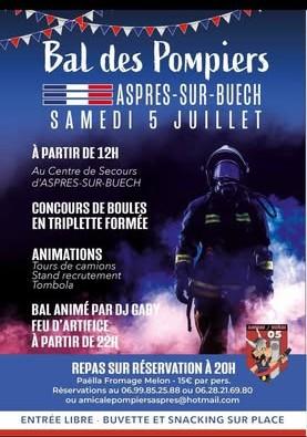 Bal des sapeurs pompiers d'Aspres sur Buëch_Aspres-sur-Buëch