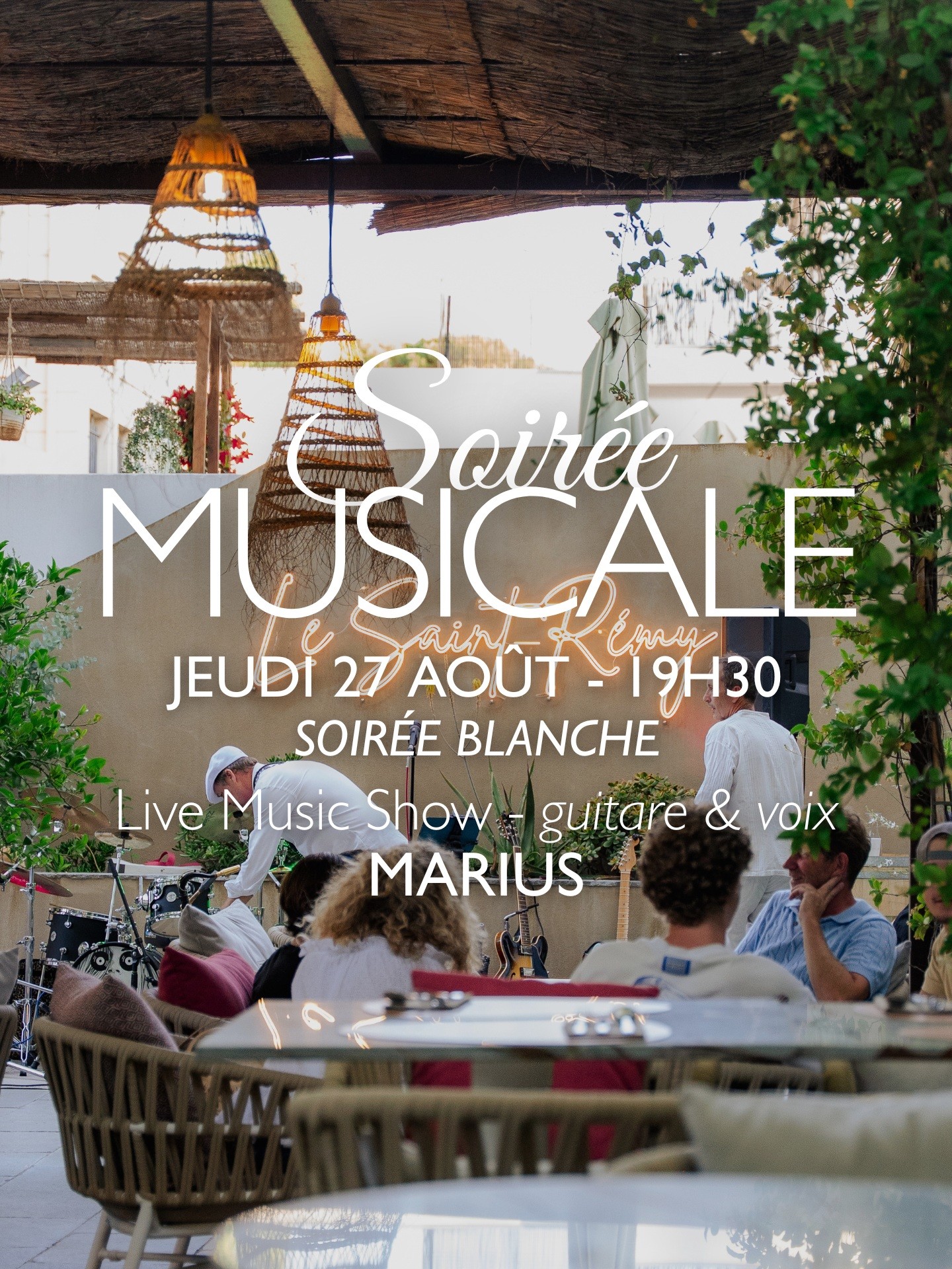 Les soirées musicales à l'Hôtel le Saint-Rémy