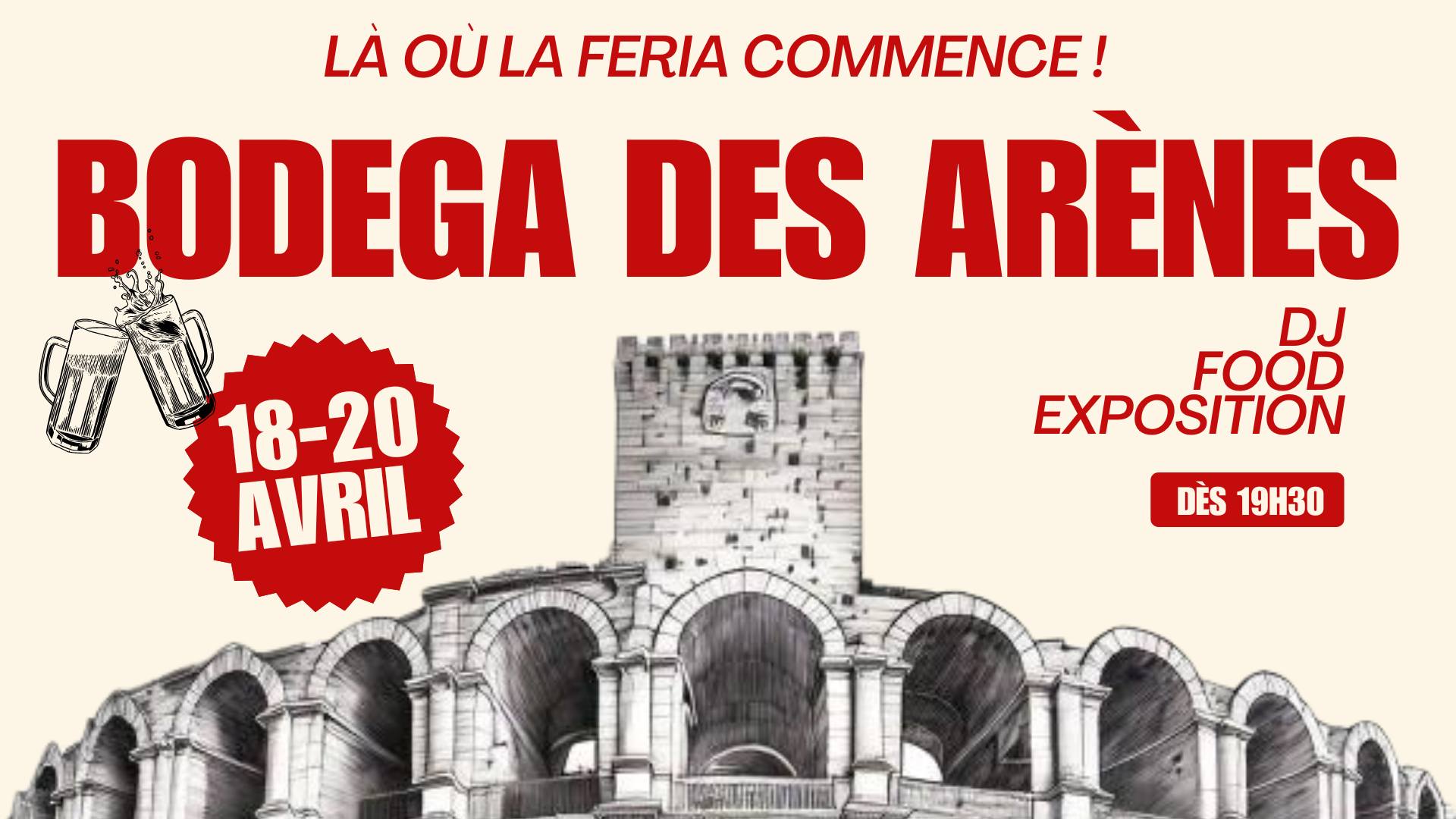 La Bodega des arènes, bar à champagne – Féria du riz