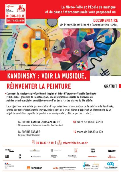 KANDINSKY : VOIR LA MUSIQUE, RÉINVENTER LA PEINTURE - projection documentaire - Tarare