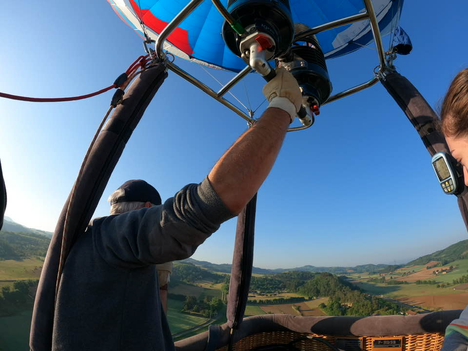 Vol en montgolfière