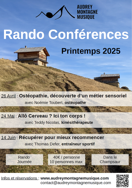 Rando Conférence : Récupérer pour mieux recommencer - © Rando Conférence : Récupérer pour mieux recommencer Rando Conférence : Récupérer pour mieux recommencer - © Rando Conférence : Récupérer pour mieux recommencer