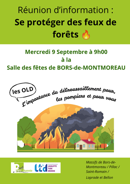 Réunion d'information - Se proteger des feux de forets