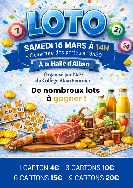 Loto du collège Alain Fournier