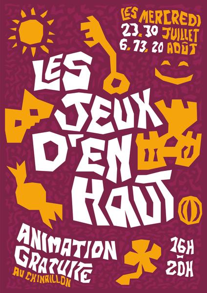 Affiche jeux d'en haut