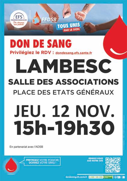 Collecte de sang