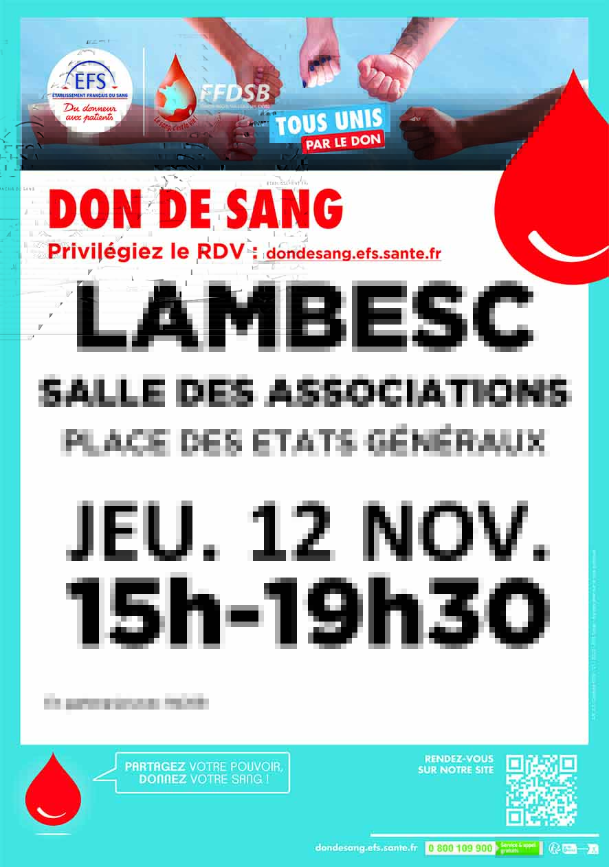 Collecte de sang