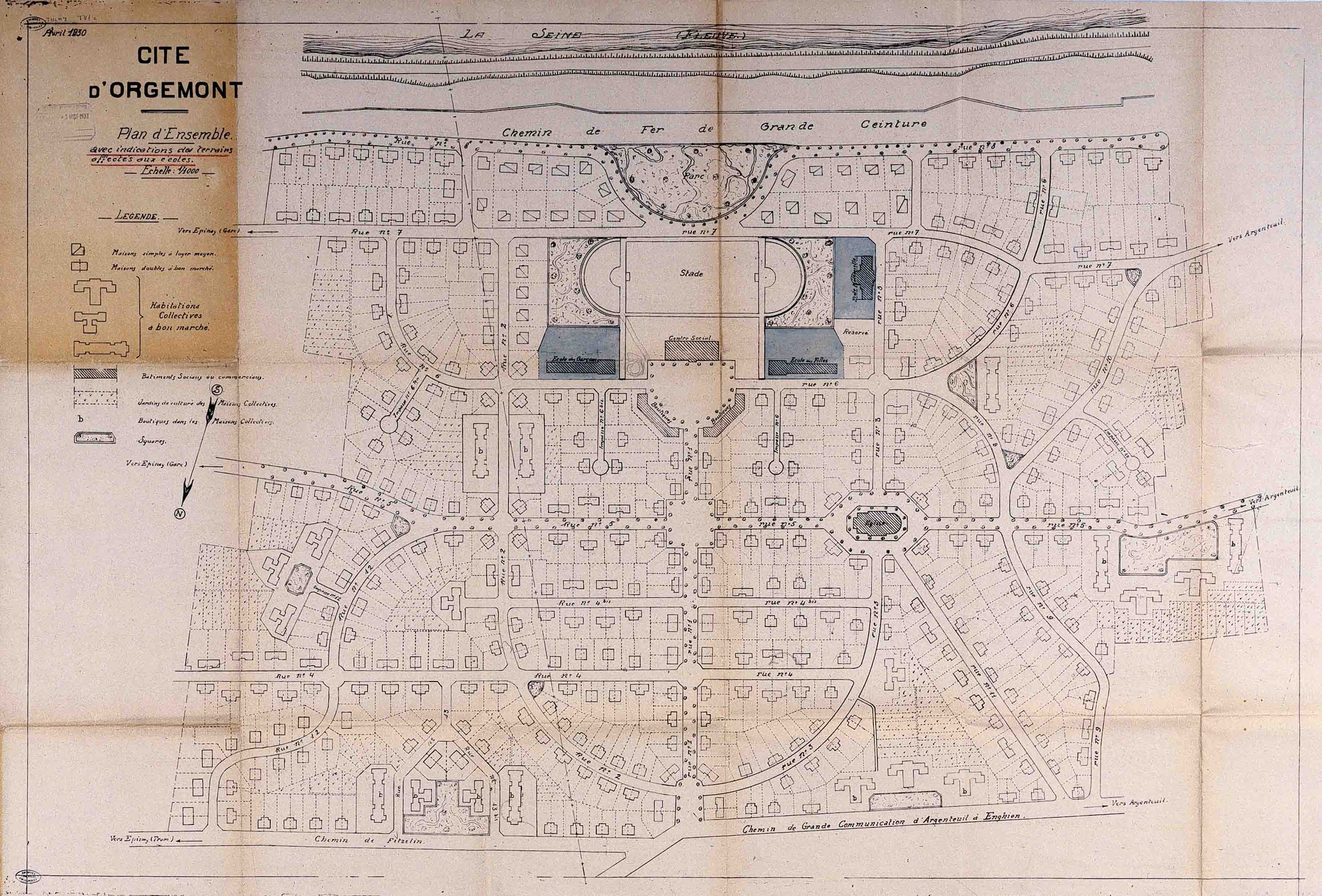 Visite guidée : La cité Jardin d'Orgemont