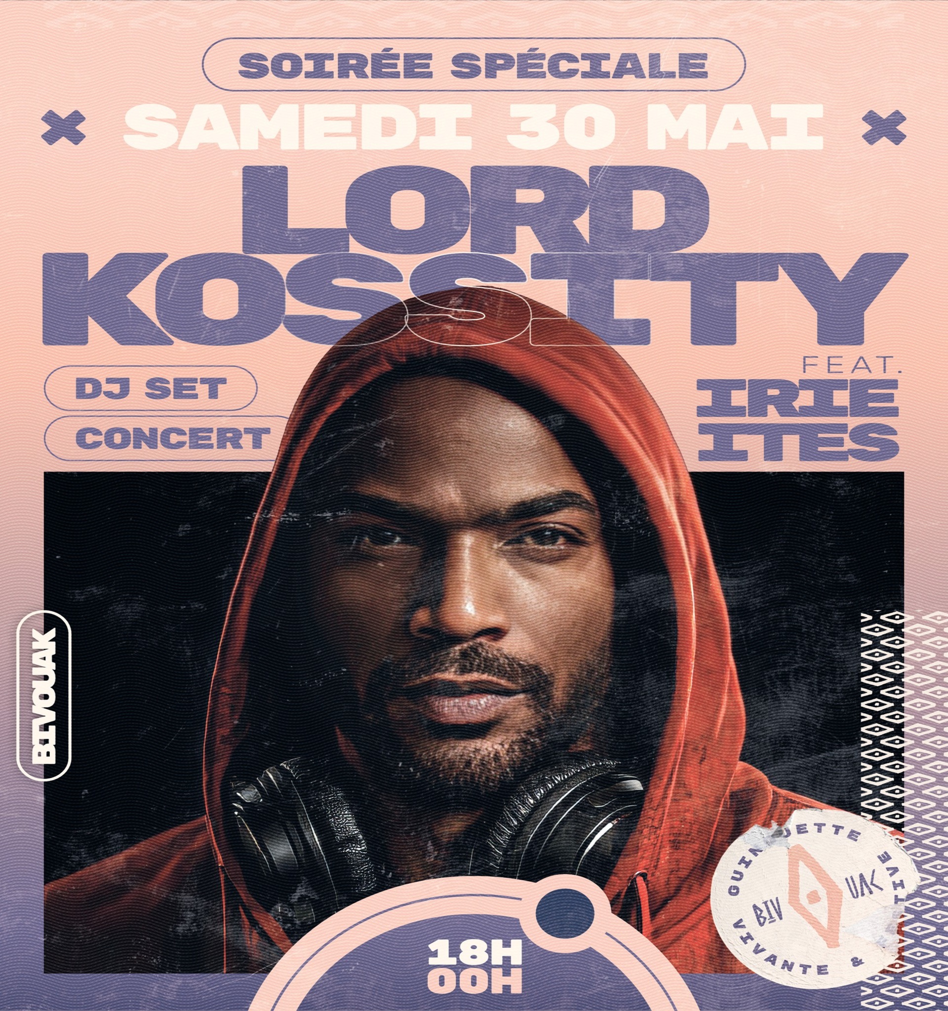 La Guinguette Bivouak - Concert Lord Kossity et Feat Irieites