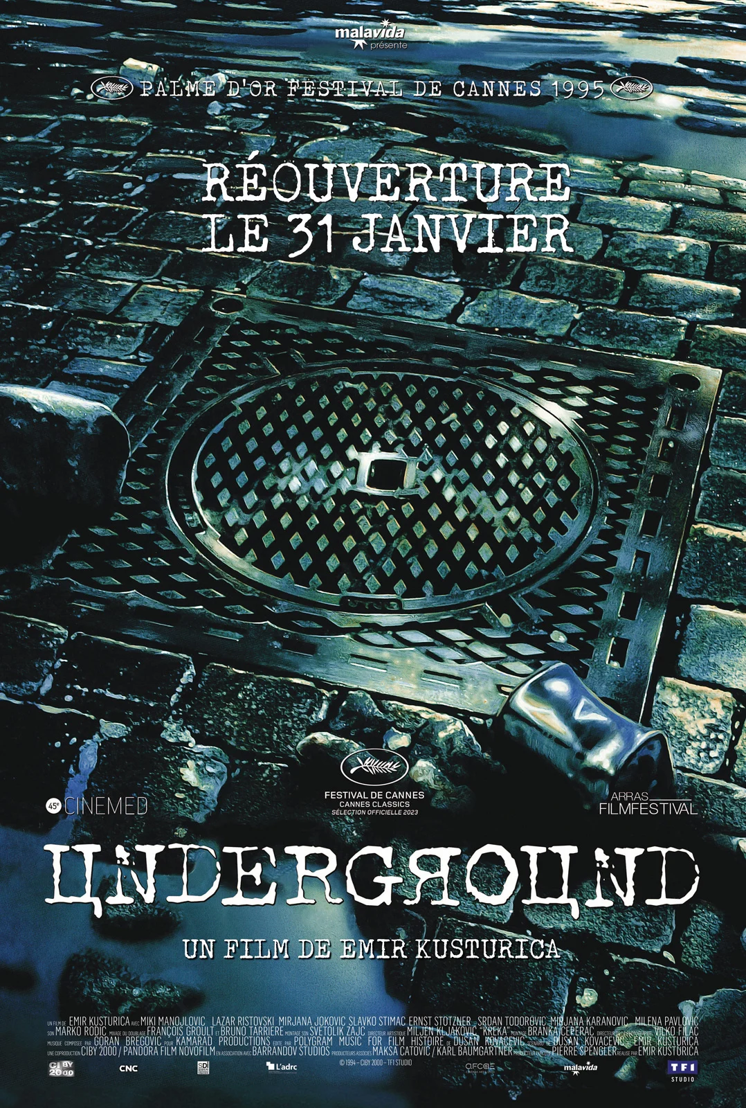 Alle leuke evenementen! : Projection cinéma du film Underground | ciné-mémoire