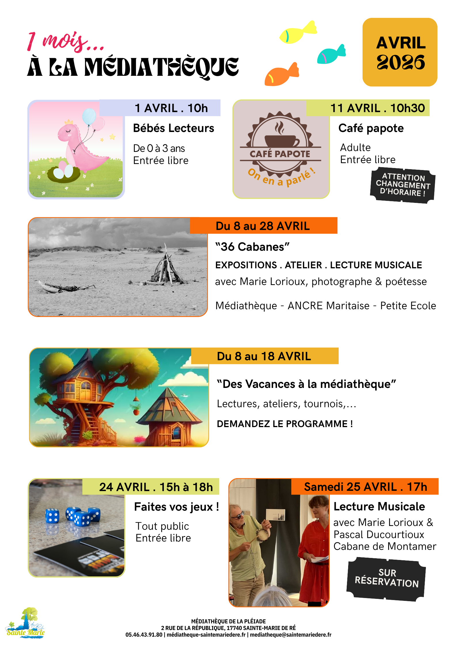 Des vacances à la médiathèque