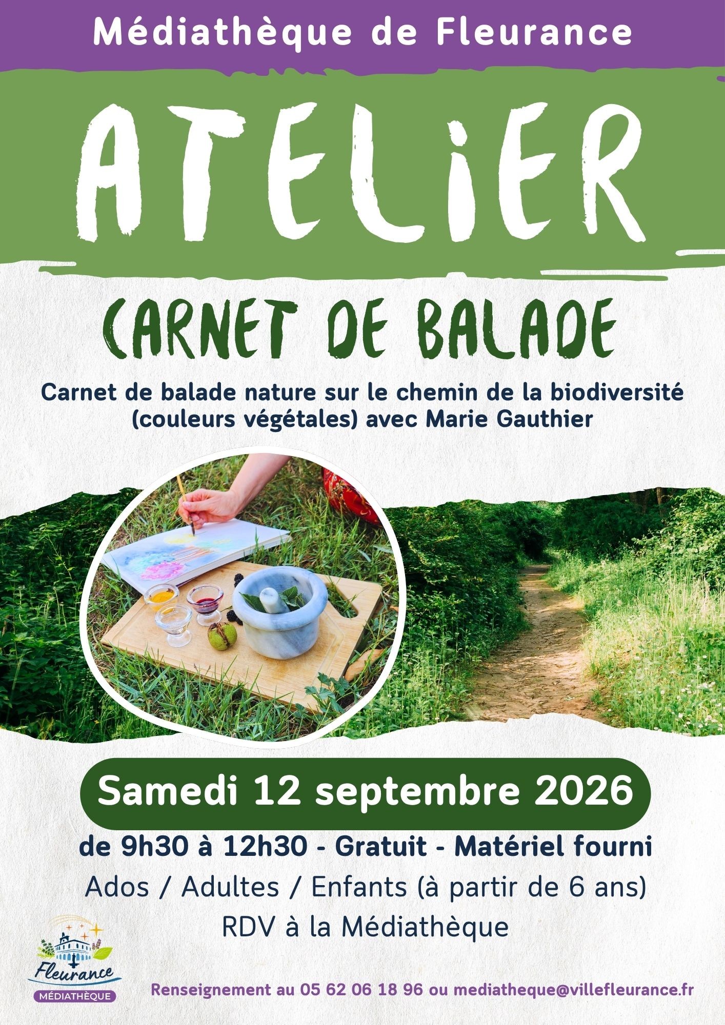 Atelier Carnet de balade_Fleurance