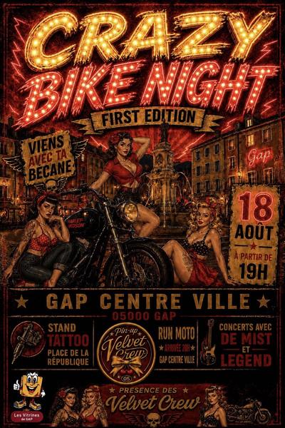Nocturne du centre-ville: Crazy Bike Night