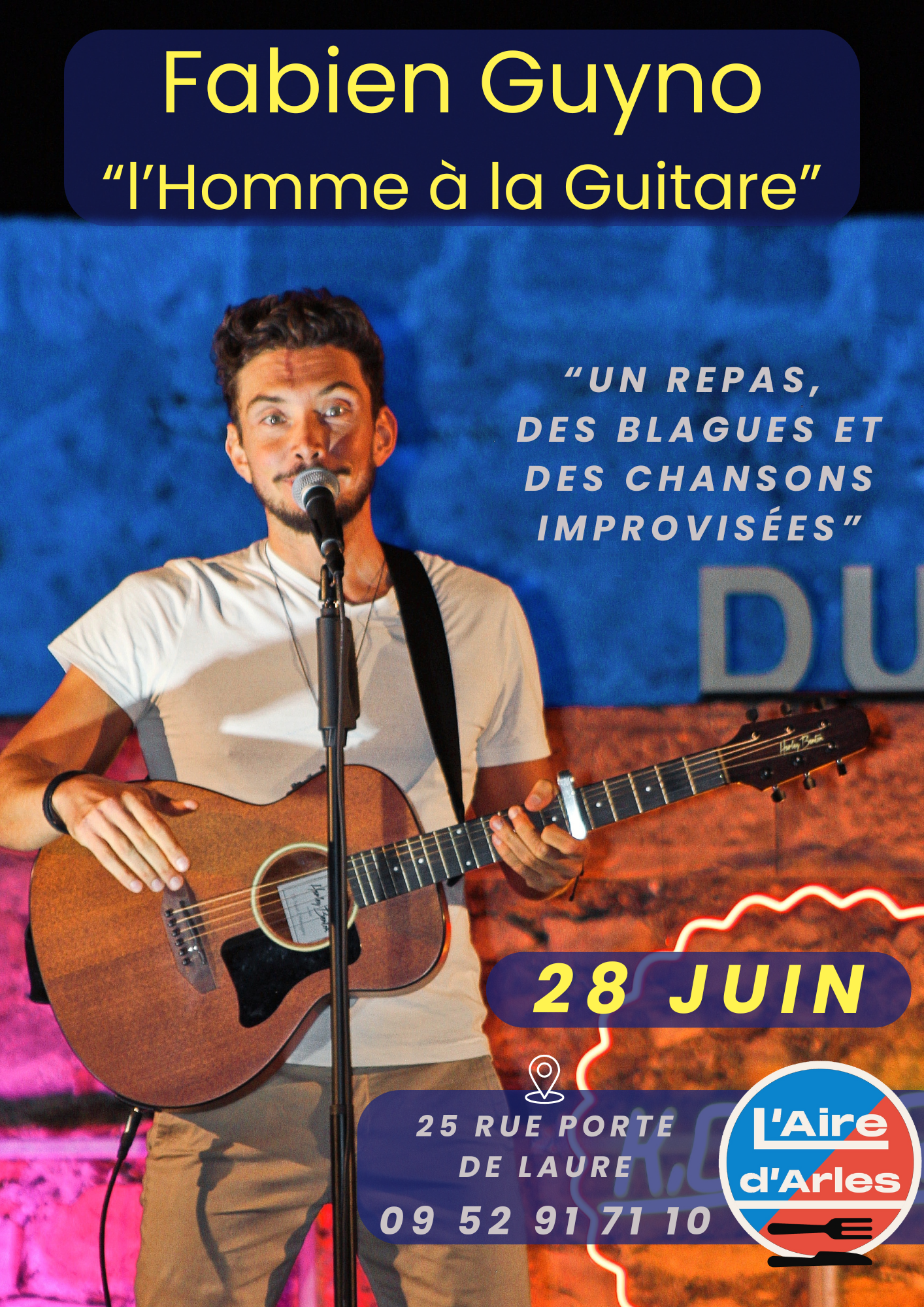 DÎNER SPECTACLE À L’AIRE D’ARLES