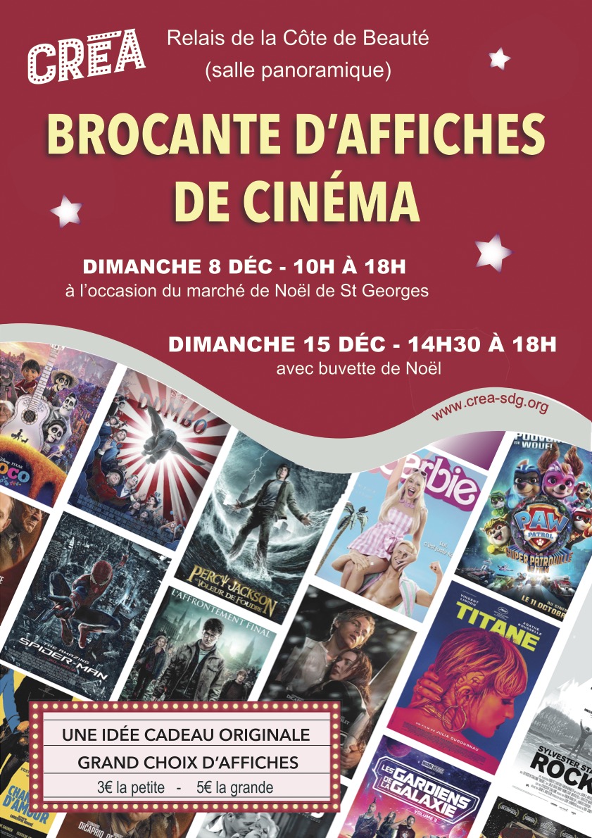 CREA Cinéma : Brocante d'affiches de cinéma
