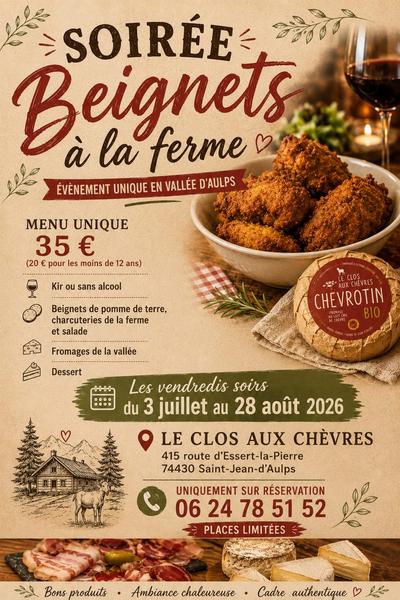 Don’t miss the doughnut evenings at Le Clos aux Chèvres every Friday this summer!
