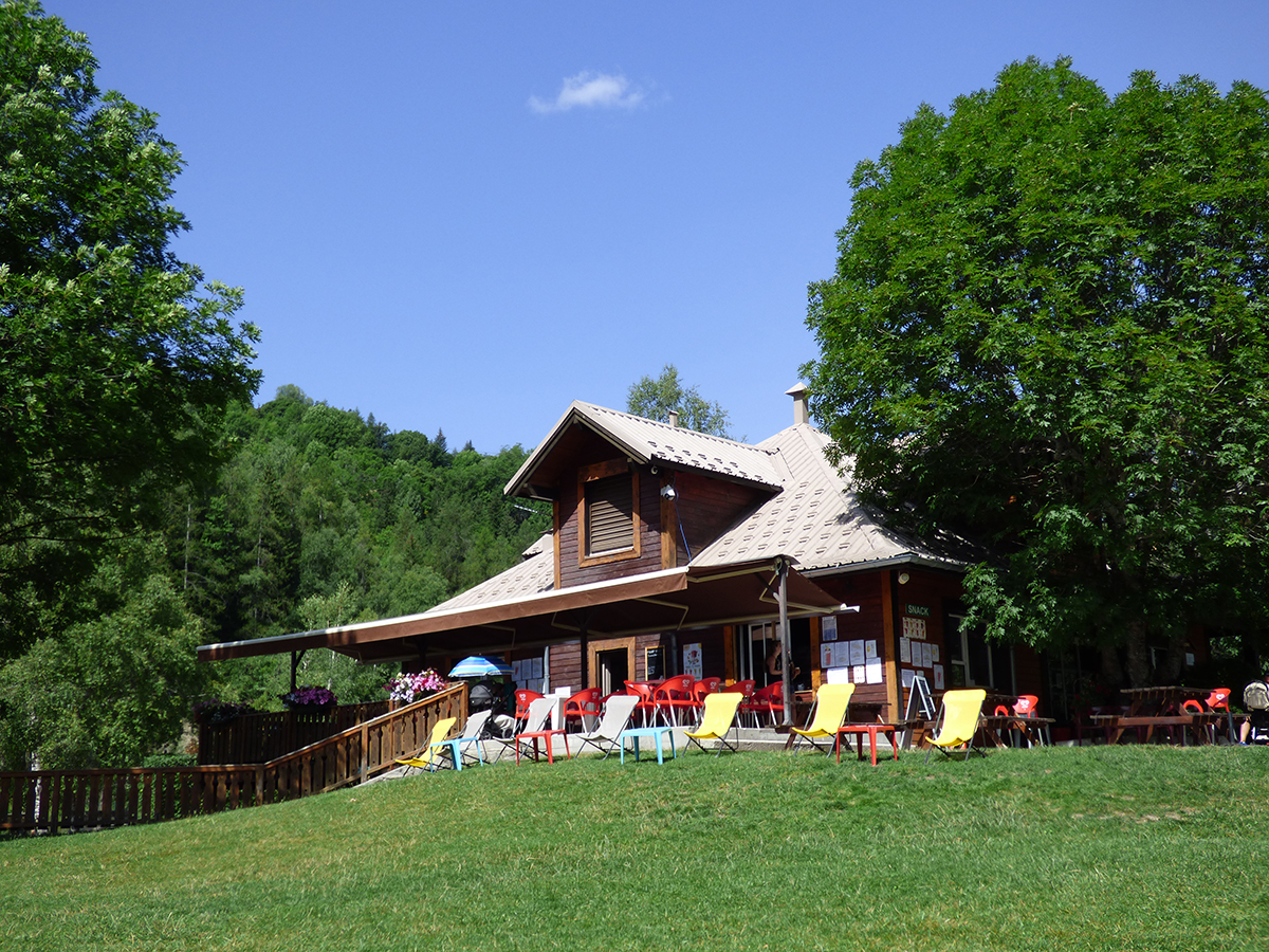 Le restaurant du parc de loisirs