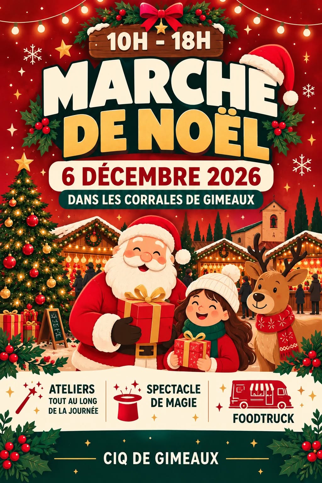 Le marché de noël de Gimeaux