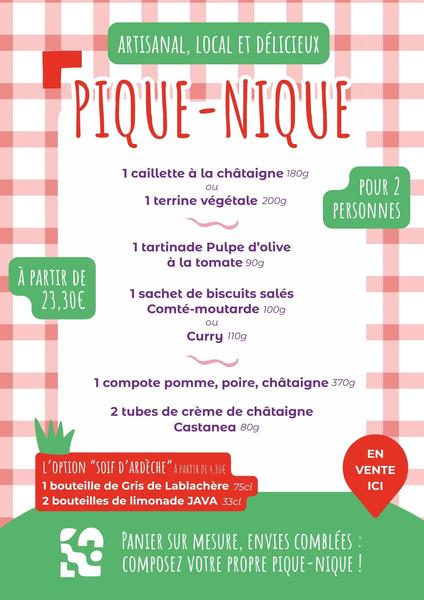 Les Paniers Pique-nique Cévennes d'Ardèche