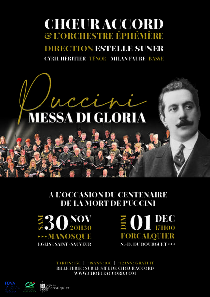 Concert Messa di Gloria - Puccini Le 1 déc 2024