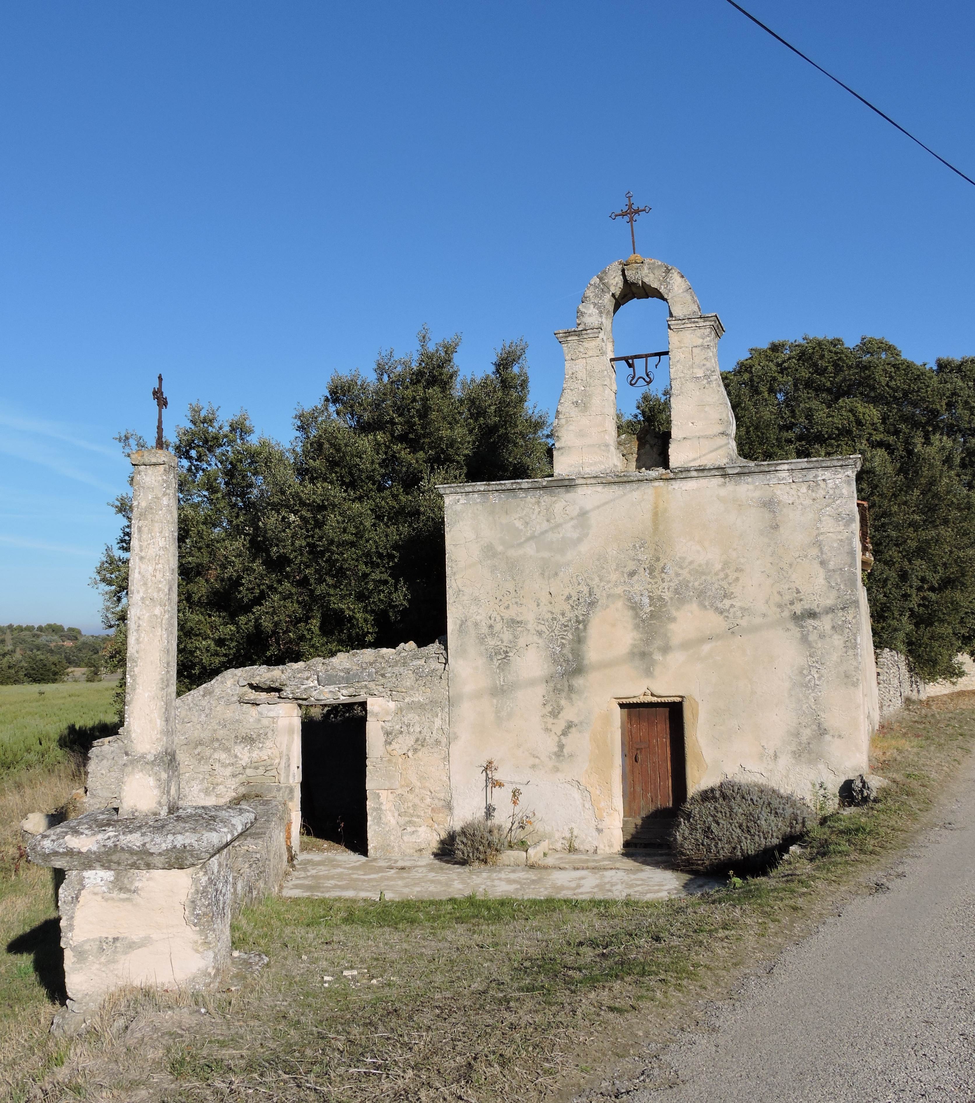 Façade Chapelle St Claude - Montségur sur Lauzon